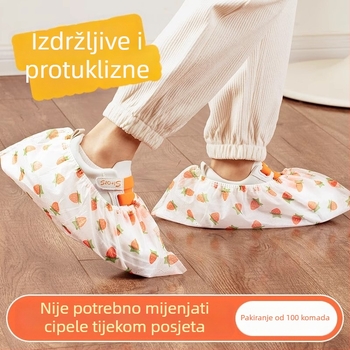 Zaštitne navlake za cipele od netkanog materijala, debele, karikatura uzorak, s otisnutim logom, prilagodljive