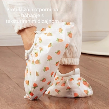 Zaštitne navlake za cipele od netkanog materijala, debele, karikatura uzorak, s otisnutim logom, prilagodljive