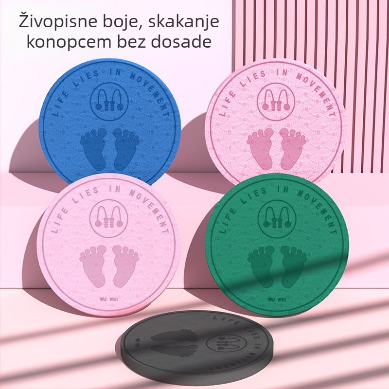 Joga prostirka, jednobojna, TPES materijal, debljina 6 mm