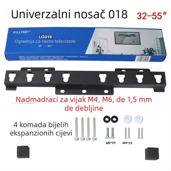 Zidni nosač za televizor 018 – kovni nosač, nosivost više od 15 kg, mehaničko upravljanje