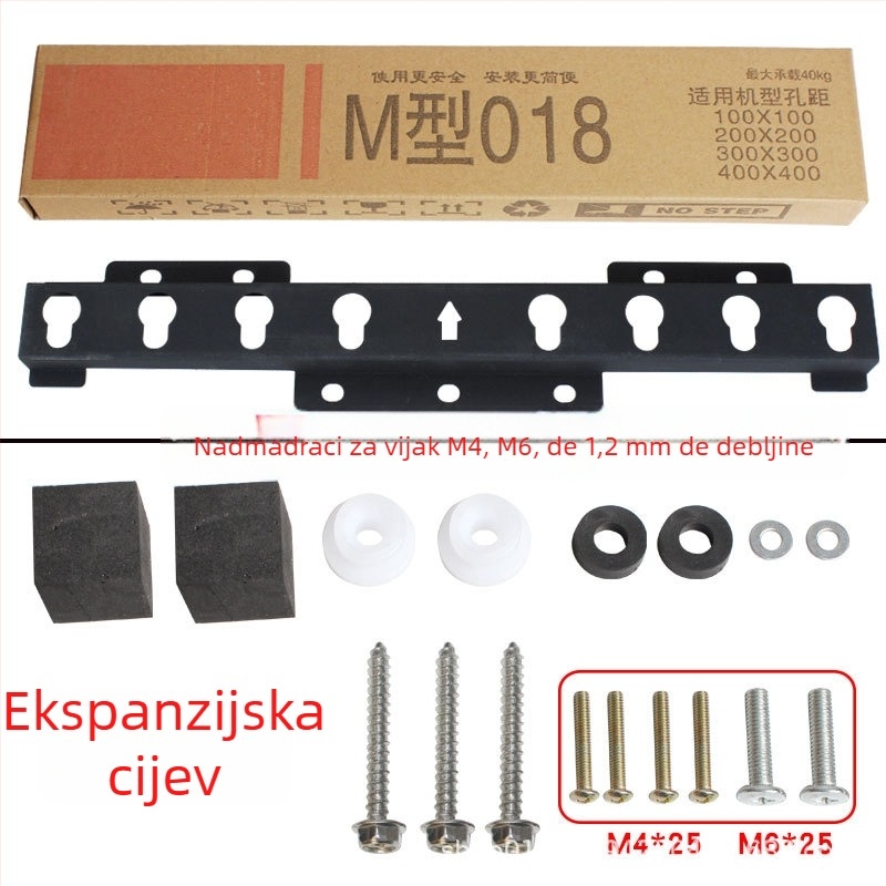 Zidni nosač za televizor 018 – kovni nosač, nosivost više od 15 kg, mehaničko upravljanje