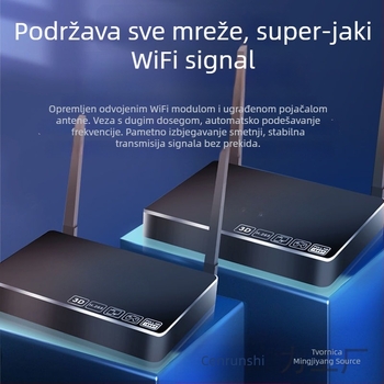 Android TV Box s izlazom 4K, Bluetoothom i Wi-Fi s dvije frekvencijske trake, 128 MB RAM