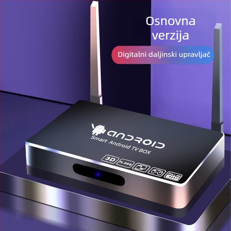 Android TV Box s izlazom 4K, Bluetoothom i Wi-Fi s dvije frekvencijske trake, 128 MB RAM