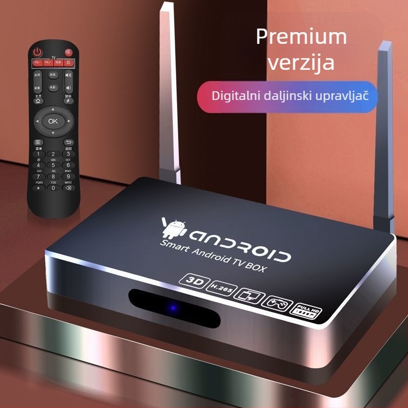 Android TV Box s izlazom 4K, Bluetoothom i Wi-Fi s dvije frekvencijske trake, 128 MB RAM