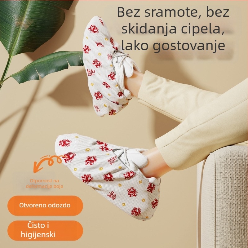 Jednokratne navlake za cipele od netkanog materijala, otporne na habanje, za unutarnje prostorije strojeva, debljina 6 mm, moguć ispis logotipa, prilagodljiva obrada