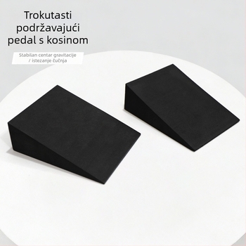 Yoga nagnuta daska s EVA klinom za istezanje listova – pomoć pri istezanju, podrška Pilates