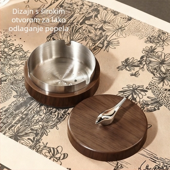 Plastična pepeljara, dekorativni dizajn, mogućnost prilagodbe, pakiranje 50 komada