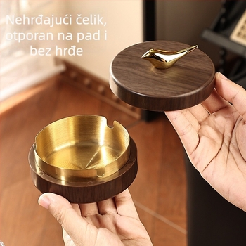 Plastična pepeljara, dekorativni dizajn, mogućnost prilagodbe, pakiranje 50 komada