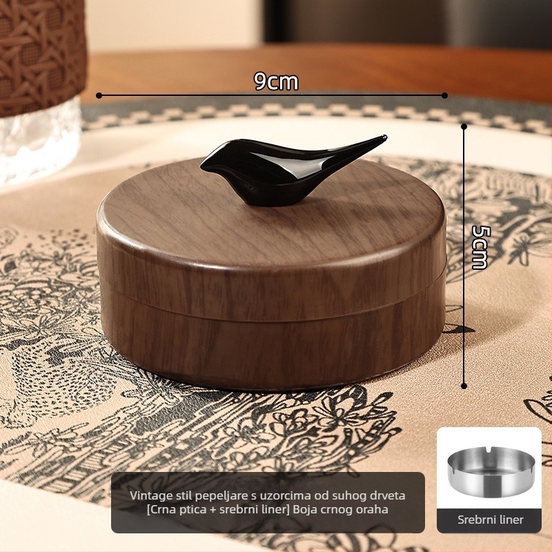 Plastična pepeljara, dekorativni dizajn, mogućnost prilagodbe, pakiranje 50 komada