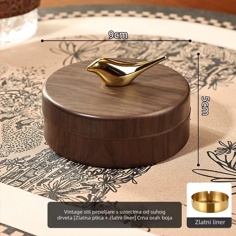 Plastična pepeljara, dekorativni dizajn, mogućnost prilagodbe, pakiranje 50 komada