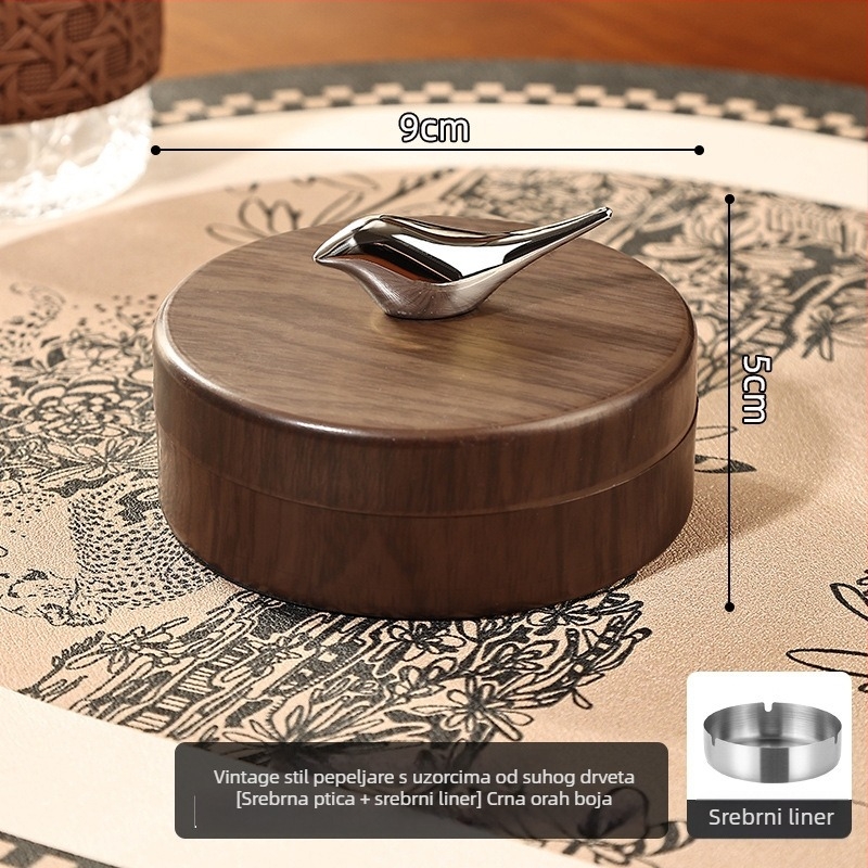 Plastična pepeljara, dekorativni dizajn, mogućnost prilagodbe, pakiranje 50 komada