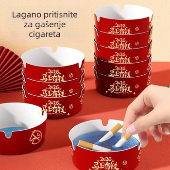 Jednokratna pepeljara od smole s deodorizacijom i apsorpcijom dima za barove i Internet kafiće