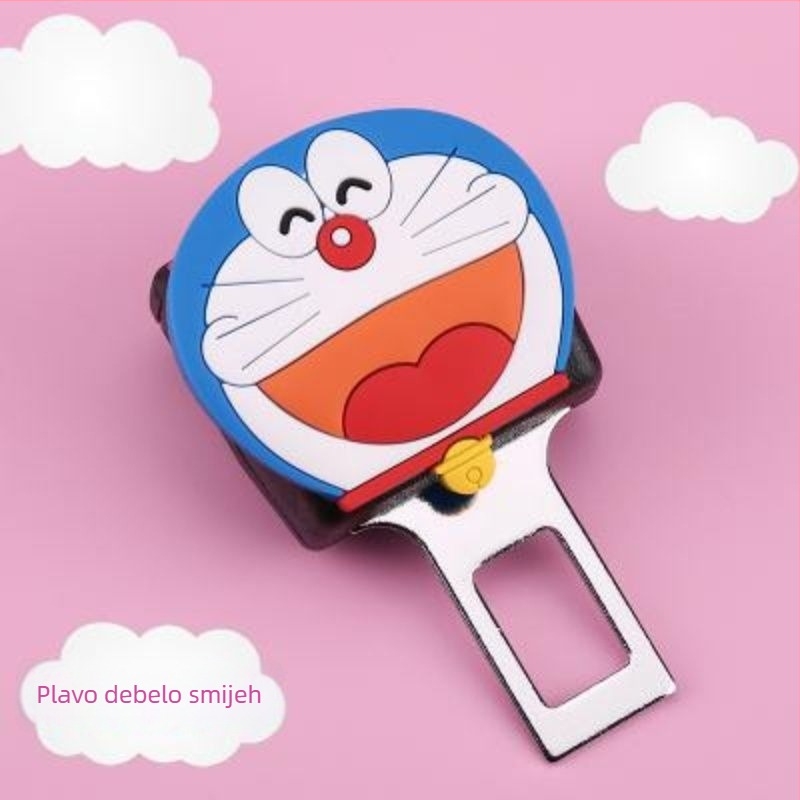 Produžni sigurnosni pojas automobila s interfejsnom umetkom od nehrđajućeg čelika i ABS-a, model KK004, bez logotipa