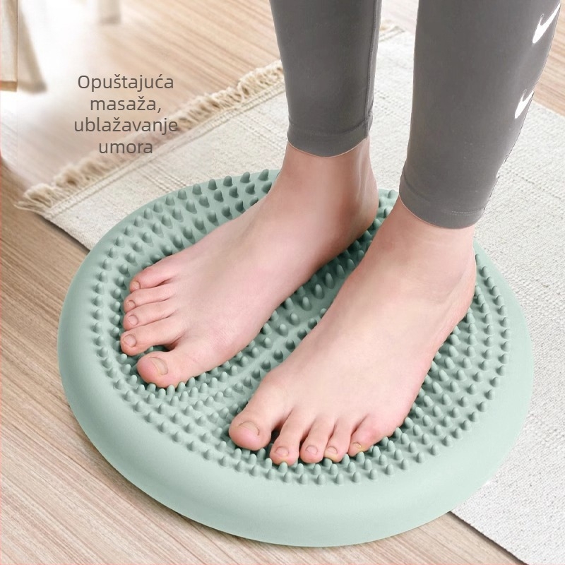 Pilates i joga – podloga za ravnotežu za rehabilitaciju, mekana lopta, pločica za ravnotežu stopala, lopta vala brzine, zračni jastuk