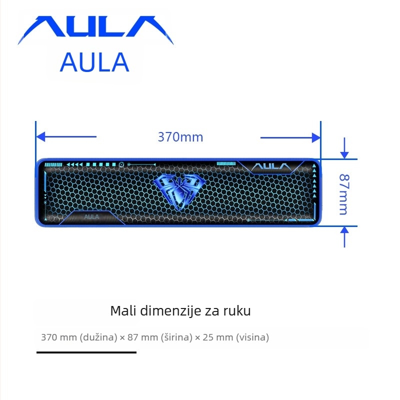 F-X2 Mala podloga za zglob, prirodni kaučuk, dvostrana, gaming desk mat