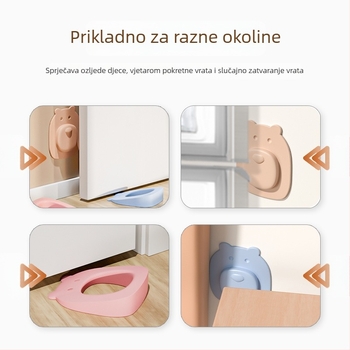 Vrata karikatura stopper, zidni, PVC, ručno upravljanje, moderni minimalistički stil