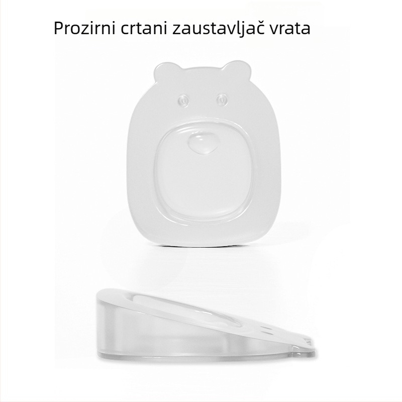 Vrata karikatura stopper, zidni, PVC, ručno upravljanje, moderni minimalistički stil