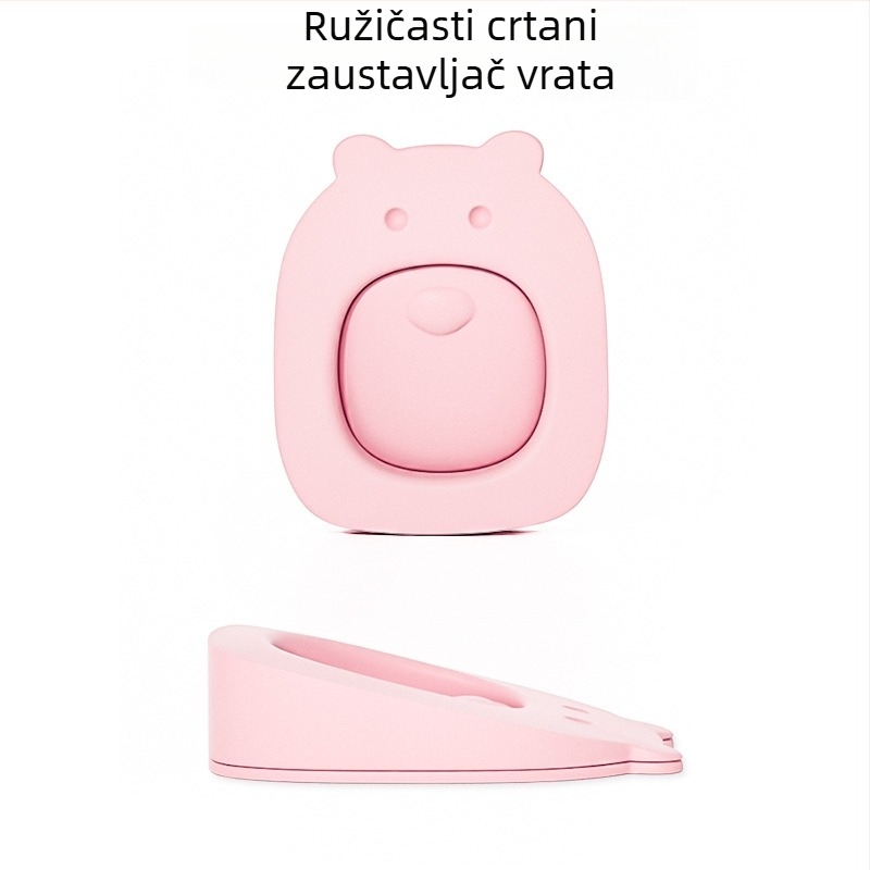 Vrata karikatura stopper, zidni, PVC, ručno upravljanje, moderni minimalistički stil