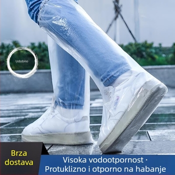 Unisex silikonske čizme za kišu - vodootporne, protuklizne, debeli i otporne na trošenje, jesen-zima