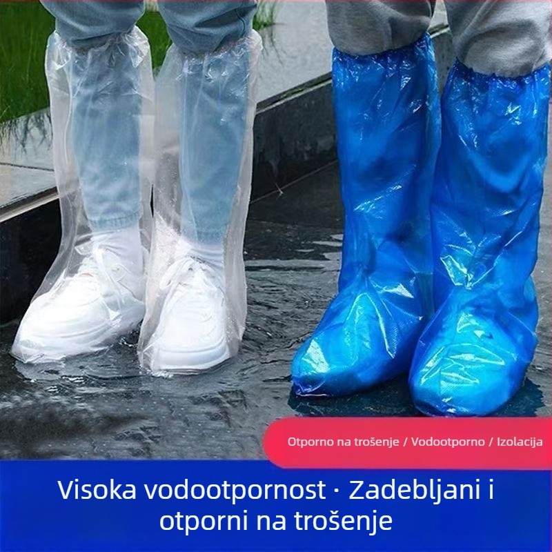 Unisex silikonske čizme za kišu - vodootporne, protuklizne, debeli i otporne na trošenje, jesen-zima