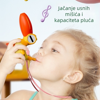 Piskalica u obliku vodne ptice – Nelch plastična igračka za djecu 4–6 godina, razvoj hvatanja i koordinacije ruka-oko