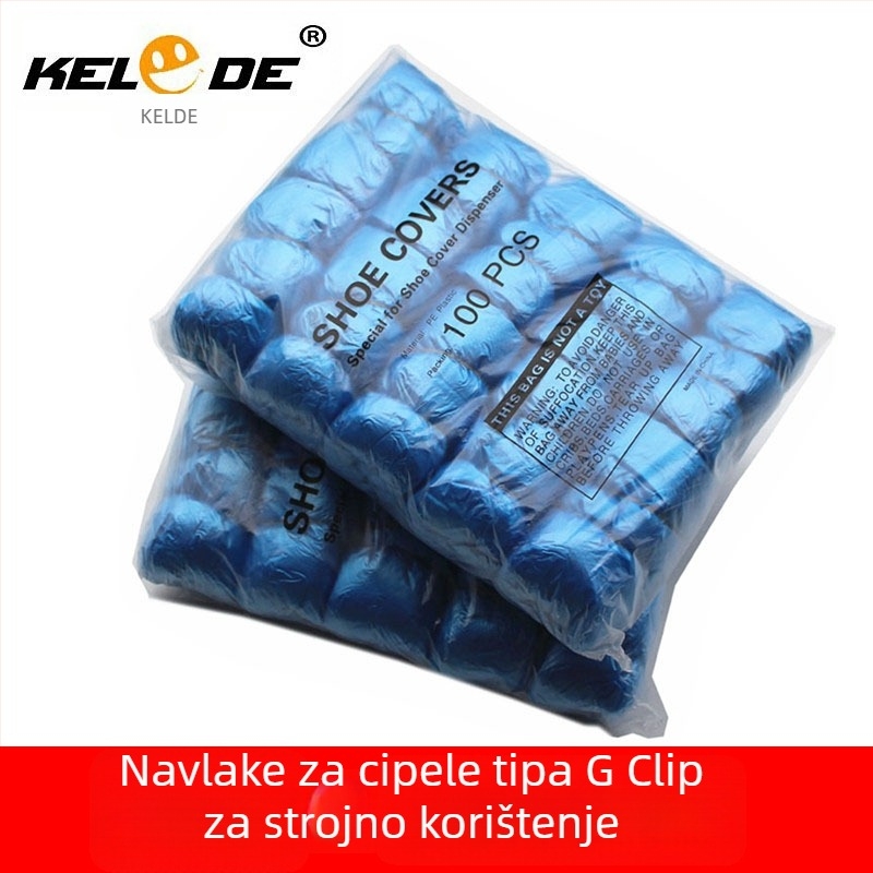 Jednokratne PE navlake za cipele i netkane navlake za stopala, pojačane, T-oblik plastična navlaka za cipele, protuklizna, za kućnu upotrebu