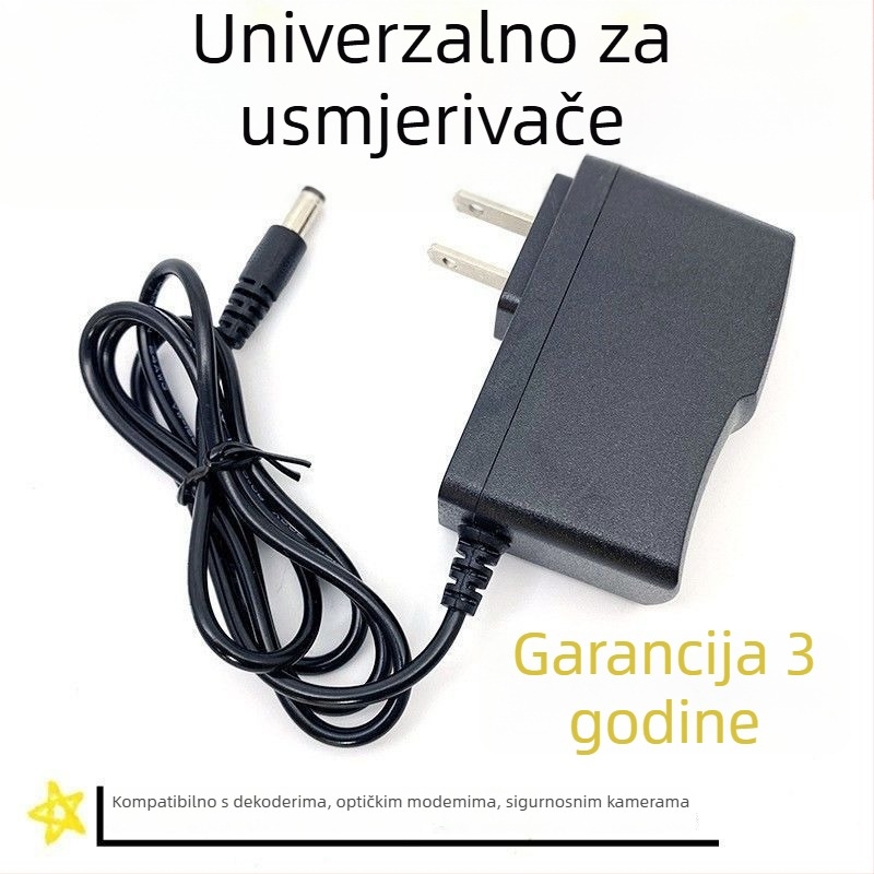 Napajanje za usmjerivač, set-top box, zvuk i nadzor — 12V 1A, 9V 1A, 5V 1A, 5V 2A