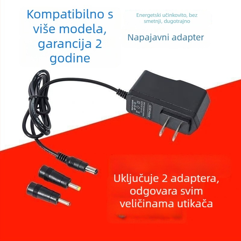 Napajanje za usmjerivač, set-top box, zvuk i nadzor — 12V 1A, 9V 1A, 5V 1A, 5V 2A