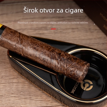 Keramička pepeljara za cigare, retro stil, prilagodljiva, spremna za poklon