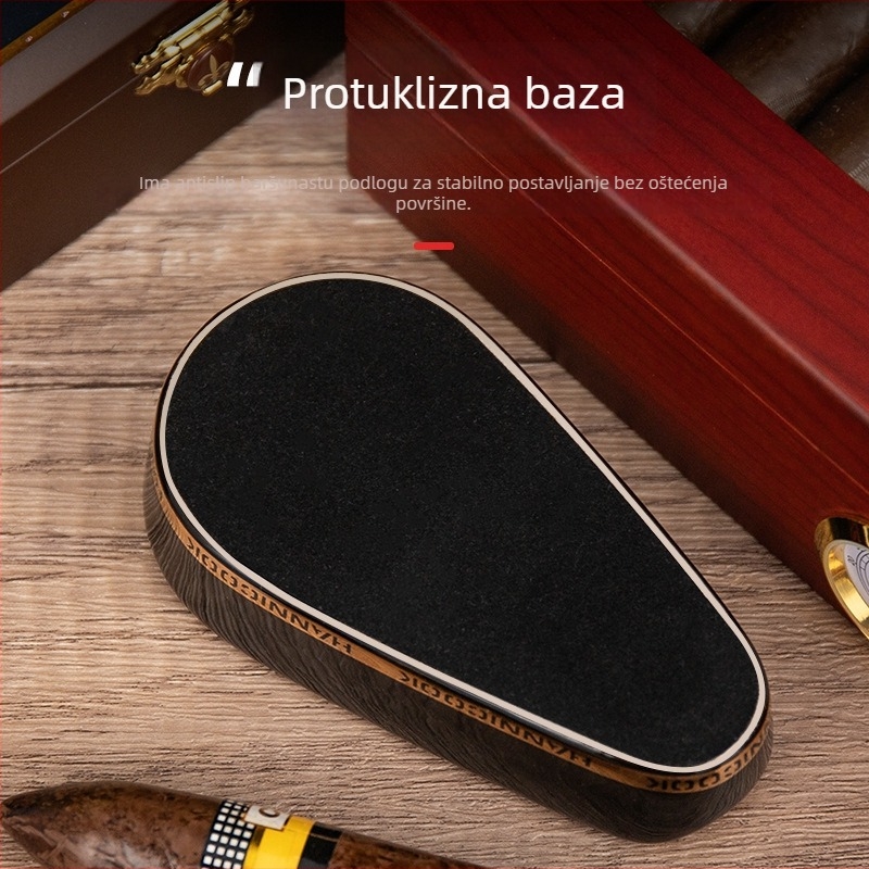 Keramička pepeljara za cigare, retro stil, prilagodljiva, spremna za poklon