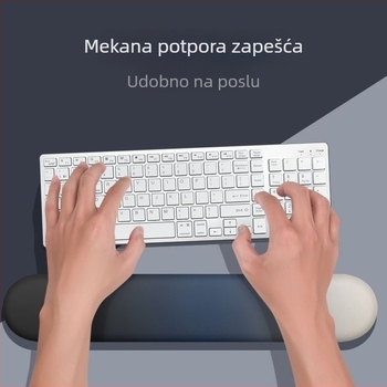 Podložak za miša od memorijske pjene s podrškom za zglob, mogućnost printa logotipa i prilagodbe