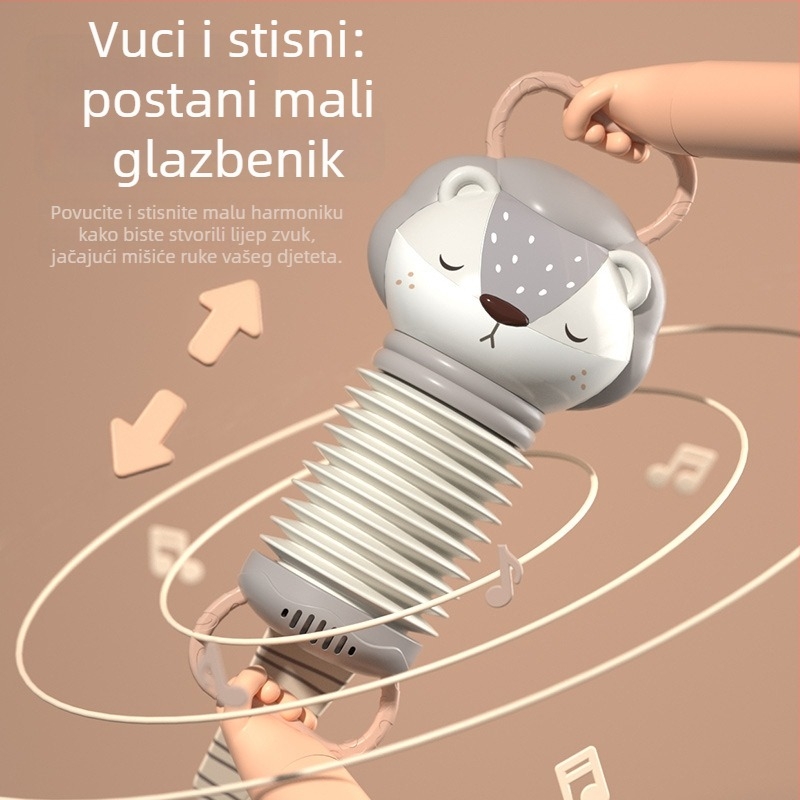Plastična igračka akordeon za dojenčad i djecu od 0 do 3 godine, 3C certifikat 2022182202033539