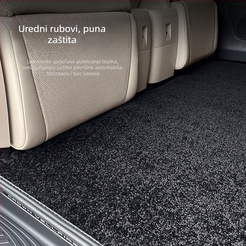 Podne prostirke za Alphard/Vellfire 40-serija srednji red — umjetni kašmir, debljina 1 cm, težina 1,5 kg, marka Jie Linmei, bez logotipa