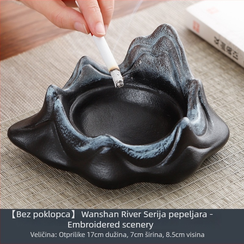 Keramički pepeljara s funkcijom pohrane, porijeklo Dehua, marka Simple flakes, palatski stil