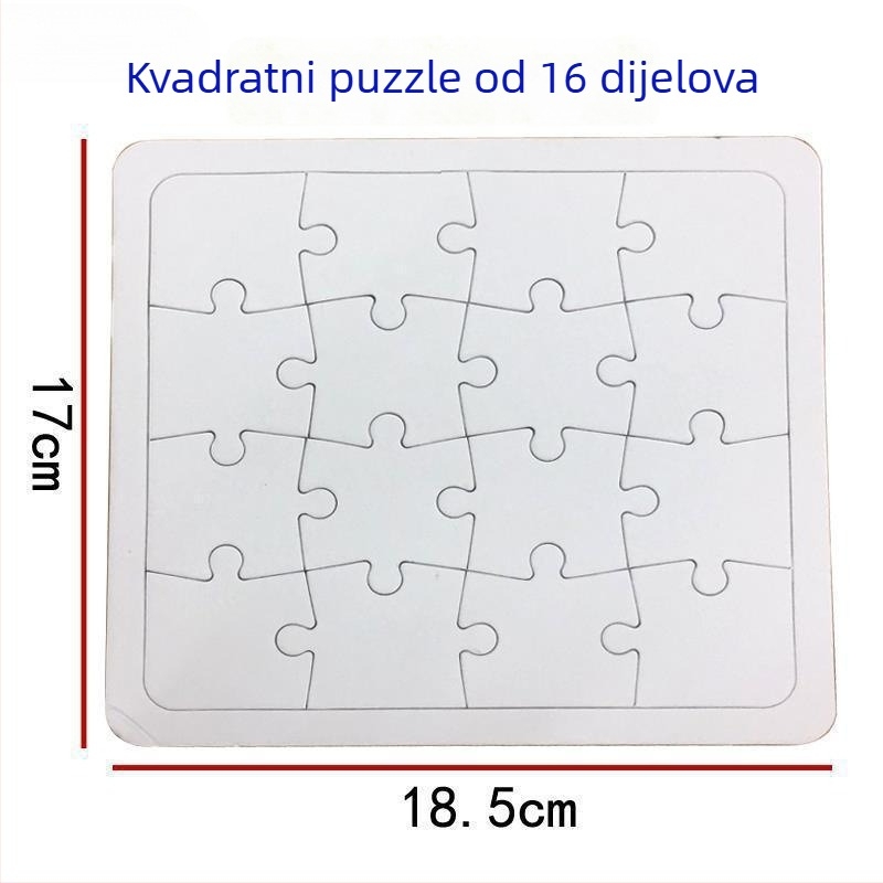 Plastični 3D puzzle za djecu 4–6 godina, mogućnost prilagodbe, metoda obrade: Drugo