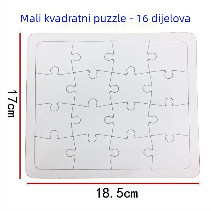 Plastični 3D puzzle za djecu 4–6 godina, mogućnost prilagodbe, metoda obrade: Drugo