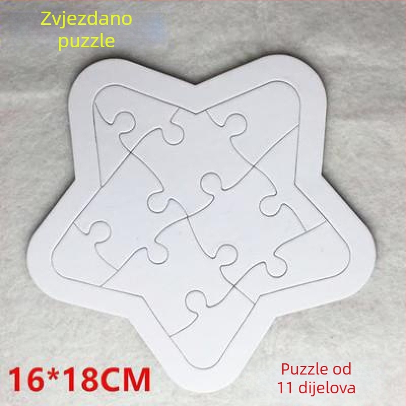 Plastični 3D puzzle za djecu 4–6 godina, mogućnost prilagodbe, metoda obrade: Drugo