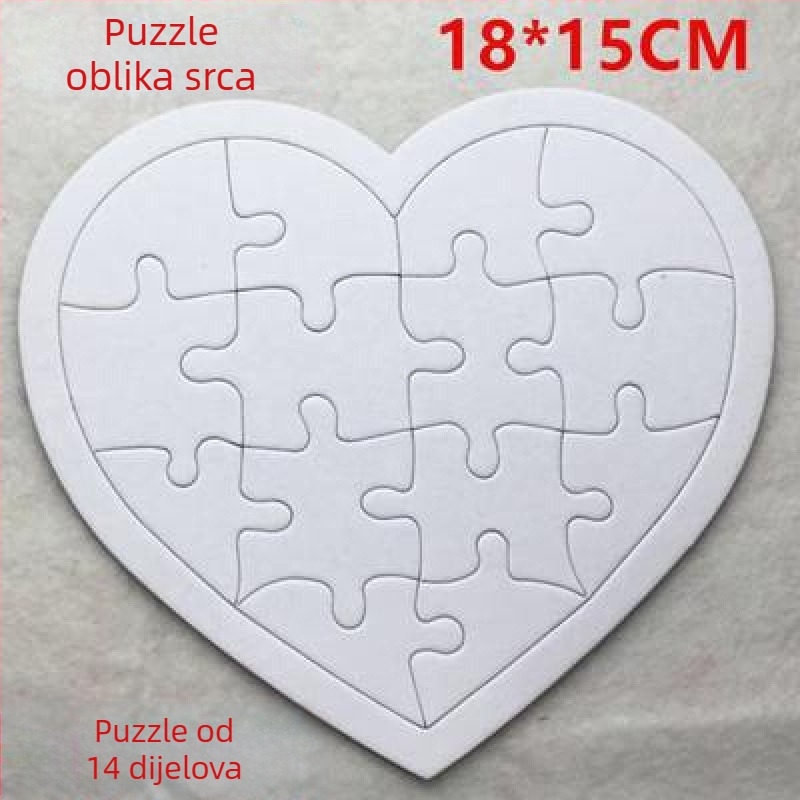 Plastični 3D puzzle za djecu 4–6 godina, mogućnost prilagodbe, metoda obrade: Drugo
