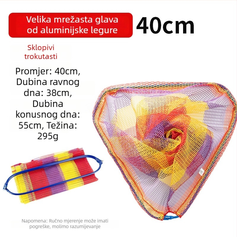 Jiajiaoni mreža za ribolov s glavom mreže – Ultra lagana, Ultra tvrda, materijal: Drugo