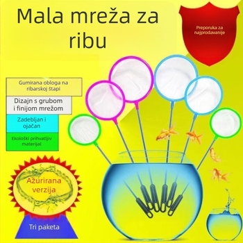 Akvaristička oprema — ručna mreža za ribe za zlatice i tropske ribe; Materijal: Drugo; Težina: 8–30 g; Uvoz: Ne