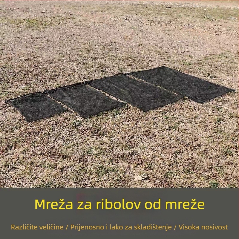 Xuanda mrežasta torbica za ribe s vezicom — prijenosna za ribolov u potoku