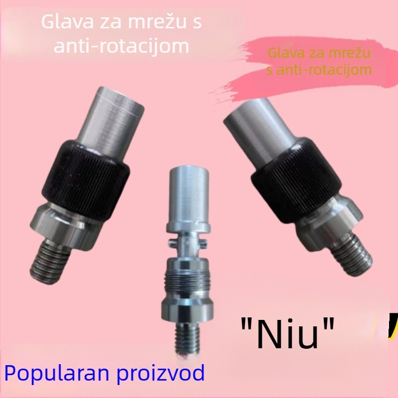 Konektor mreže od aluminijske legure, protiv rotacije, brzi spoj za mrežni štap, 8 mm univerzalno, 20 g