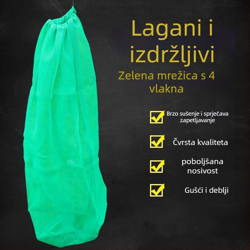 Sklopiva prijenosna vreća za ribu s finom mrežom od najlona (Brend: CaseEdge/Kesdigo)