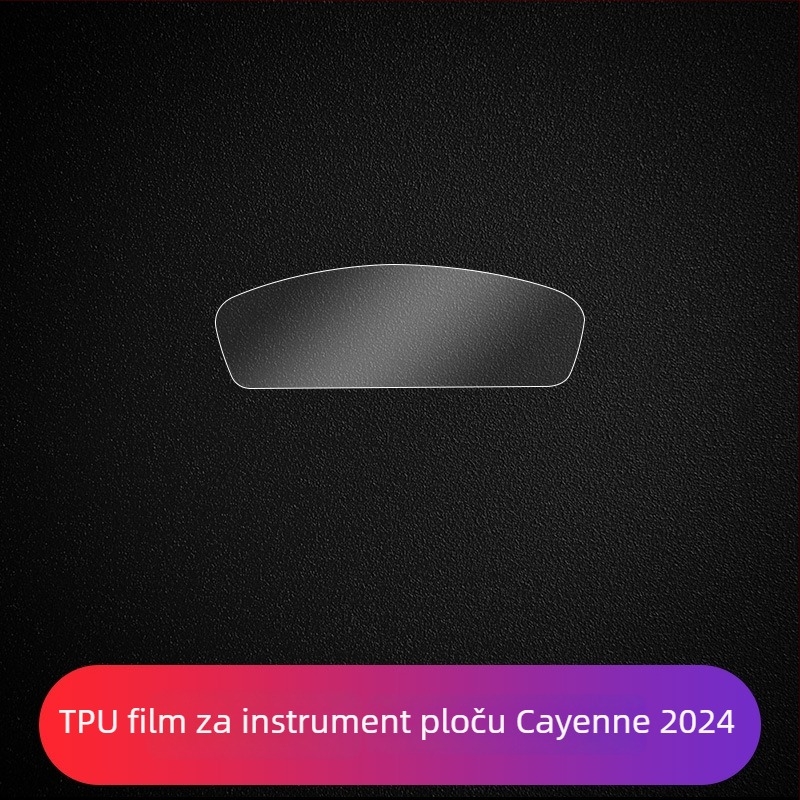 Zaštitni film zaslona središnje ploče Porsche – PET materijal, otporan na temperaturu, Model LY, Cayenne/Taycan/Panamera/Macan