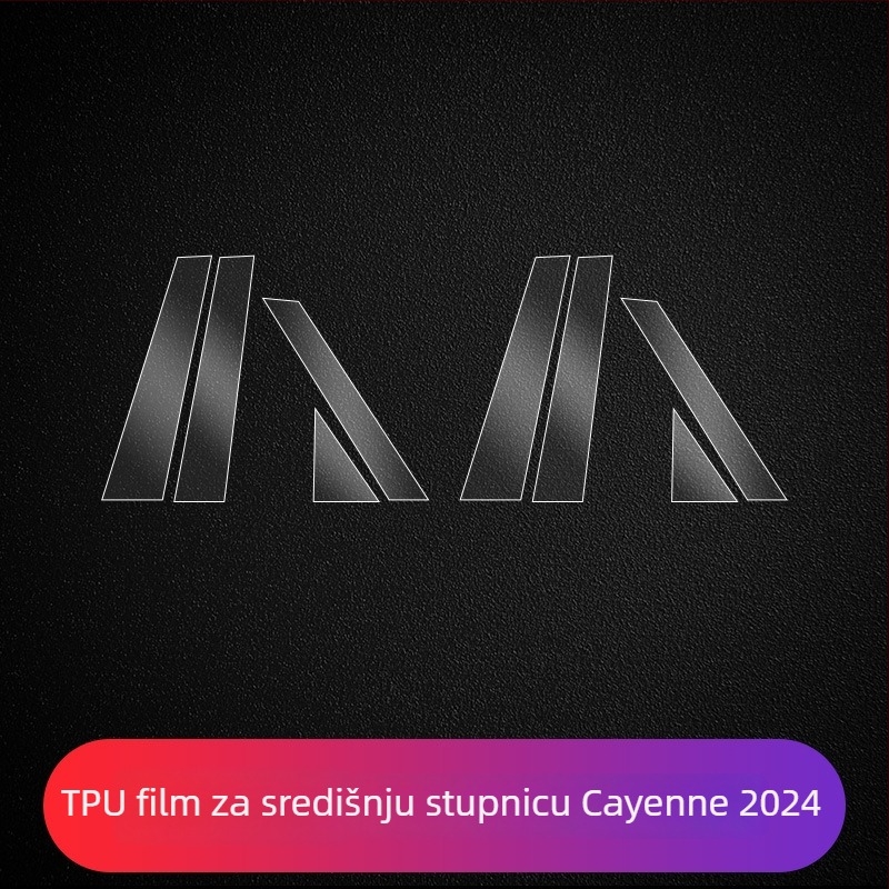 Zaštitni film zaslona središnje ploče Porsche – PET materijal, otporan na temperaturu, Model LY, Cayenne/Taycan/Panamera/Macan