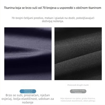Duga rukava majica za trčanje, prozračna, brzo sušeća, poliester visoke elastičnosti, zaštita od sunca, pogodna za jesenske treninge