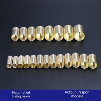 Yongrun 59 mosazni Net Joint Connector za štap za pecanje – DIY prilagodbeni dodatak
