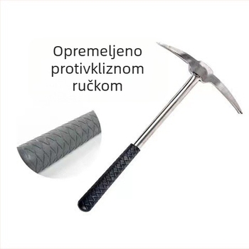 Zimska oprema za led – nehrđajući čelik, ice chisel, ice pick, ice net holder, ice breaker