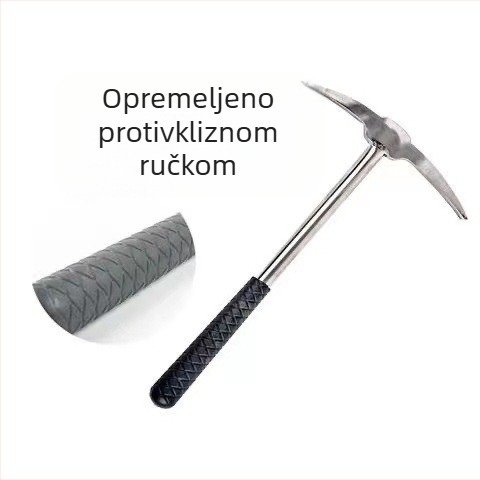 Zimska oprema za led – nehrđajući čelik, ice chisel, ice pick, ice net holder, ice breaker