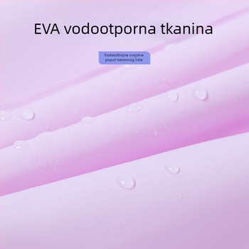 Pono kiša za odrasle, EVA tkanina, za motocikl/električno vozilo, s integriranom kapuljom s dvostrukim obodom